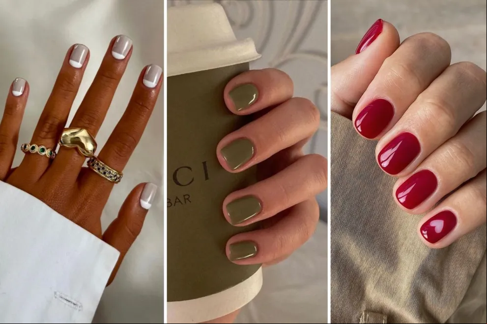 Uñas cortas, elegantes y delicadas para el invierno: los mejores diseños